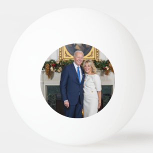 White House Christmas President Joe Biden Photo Ping Pong Ball