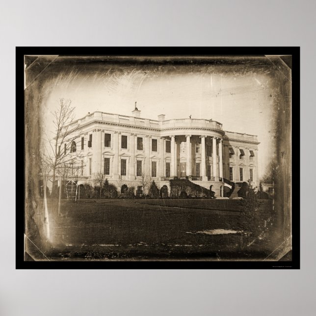 White House DC Daguerreotype 1846 Poster (Front)