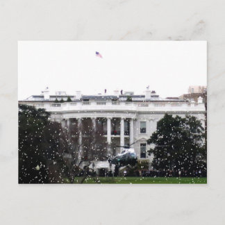 White House Marine One Postcard