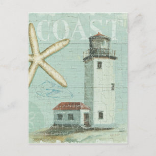 White House on the Beach Postcard