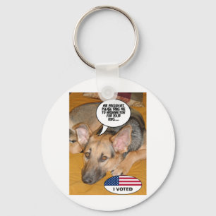 White-House Pet/German Shepherd Key Ring