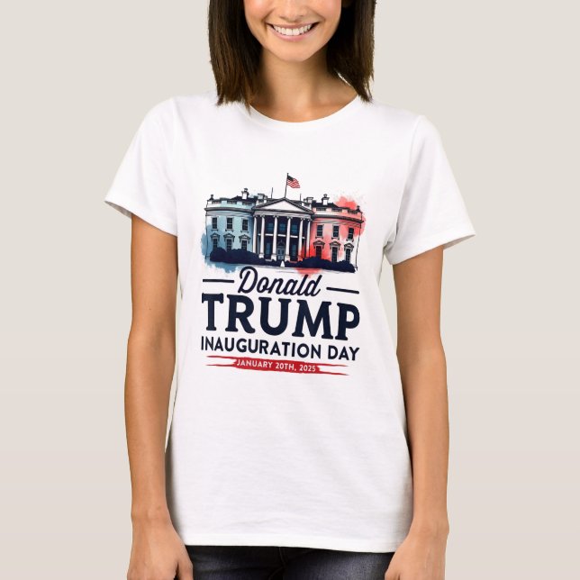 White House President Donald Trump Inauguration 20 T-Shirt (Front)
