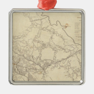 White House to Harrisons Landing Metal Tree Decoration