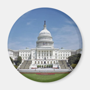 White House US Capitol Building Washington DC Magnet