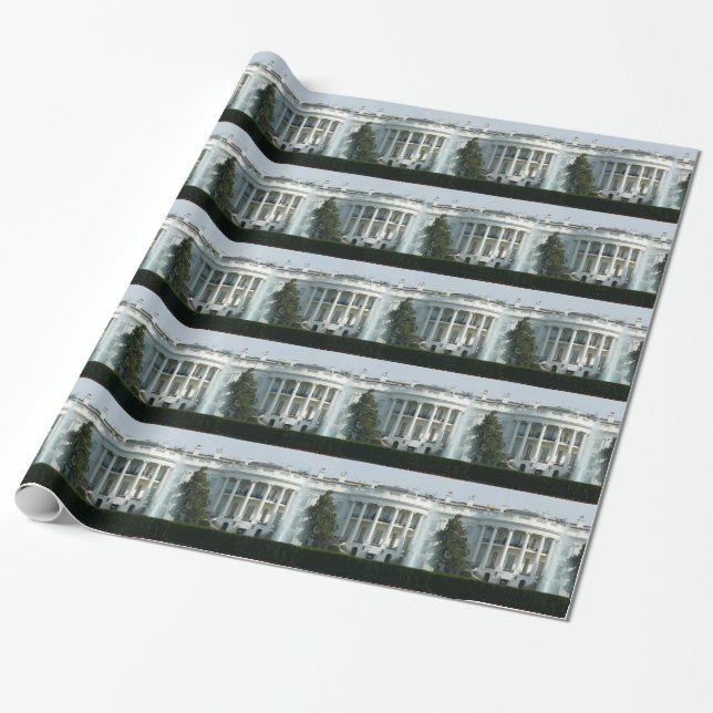 White House Wrapping Paper (Unrolled)