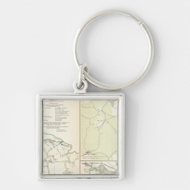 White HouseHarrison's Landing Key Ring (Front)
