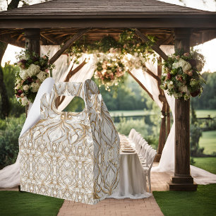 White Hummingbird Collection Pattern Favour Box 