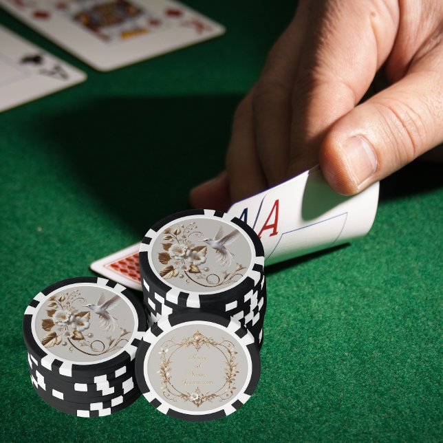 White Hummingbird  Poker Chips (Creator Uploaded)