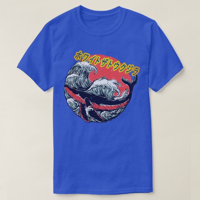 White Humpback Whale Migaloo T-Shirt (Design Front)