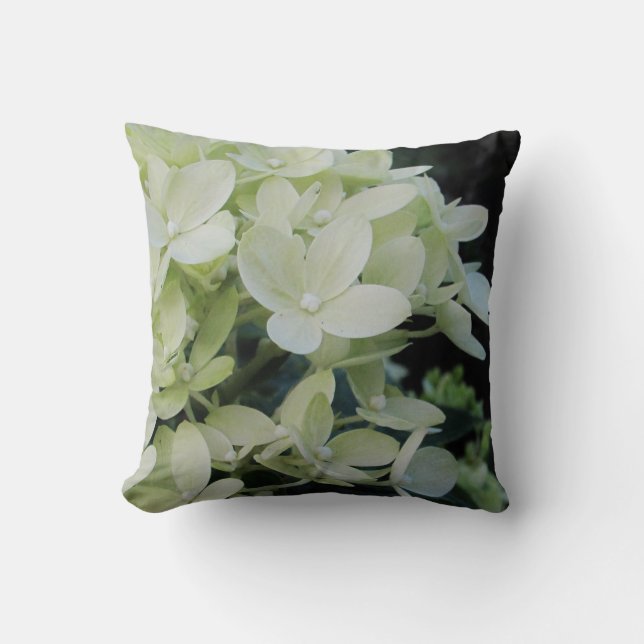 White Hydrangea | Cushion (Front)