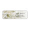 White Hydrangea Floral Return Address