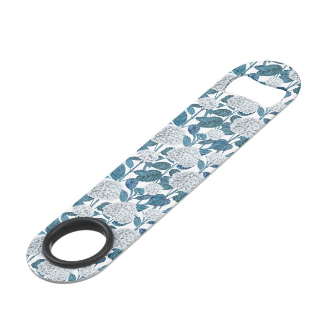 White hydrangea watercolor (Front Angled)