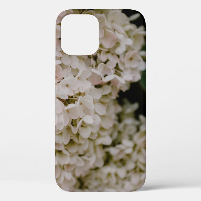 WHITE HYDRANGEAS IN BLOOM Case-Mate iPhone CASE (Back)