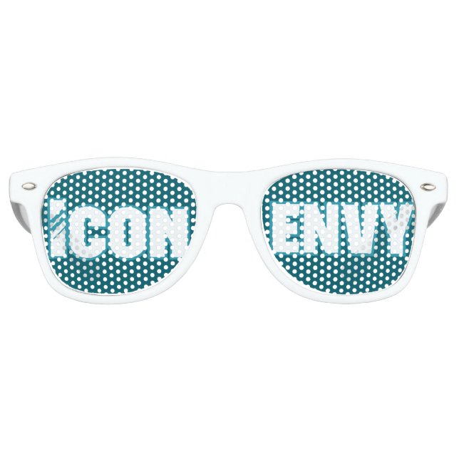 White ICON Envy Pinhole Sunglasses (Front)