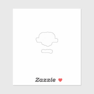 White icon featuring minimalist line art with grap