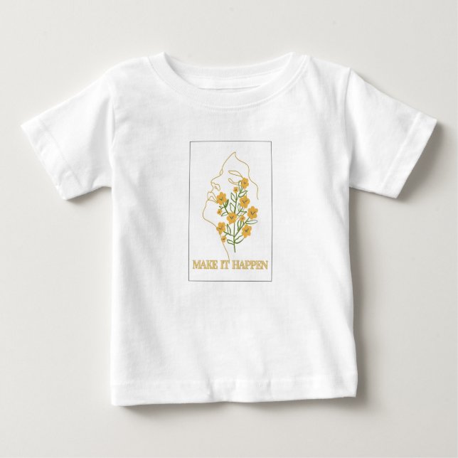 White inspirational t-shirt (Front)
