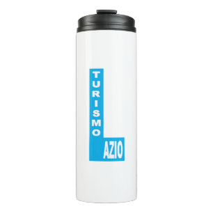 White insulated bottle DESIGN LAZIO TURISMO