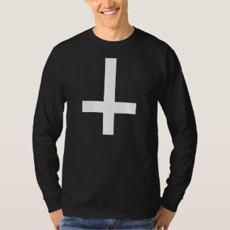 White Inverted Cross T-Shirt