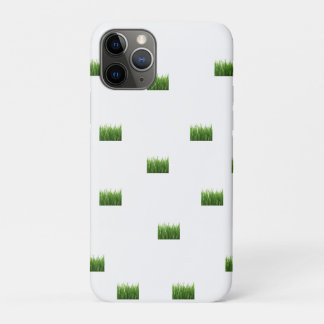White iPhone Case with Green Grass Patch – Nature
