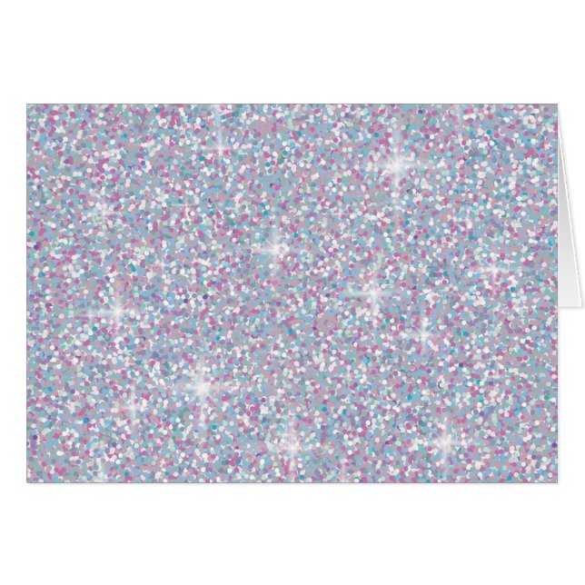 White iridescent glitter (Front Horizontal)