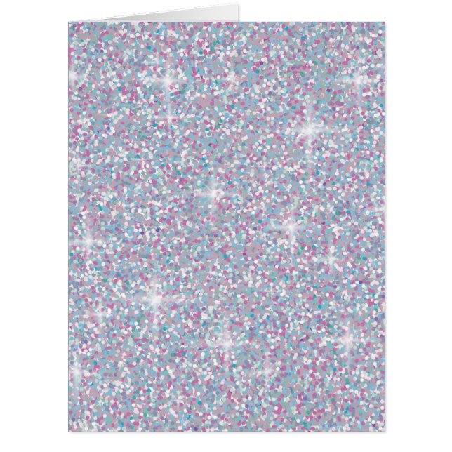 White iridescent glitter (Front)