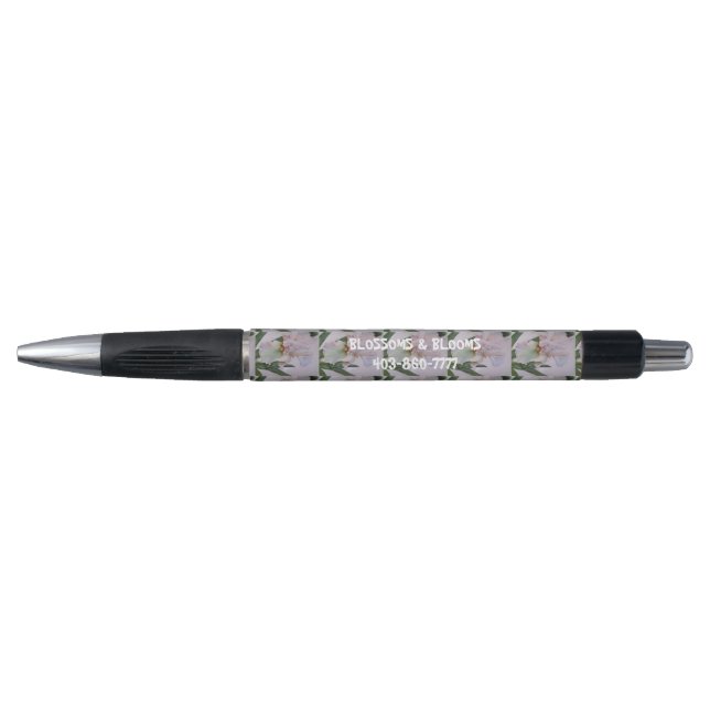 WHITE IRIS WATERCOLOR FLOWER PEN (Front)