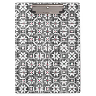 White isolated lace on CUSTOMIZE black background Clipboard