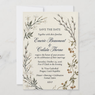 White Jasmine, Pussy Willow, Trailing Berries, Got Invitation