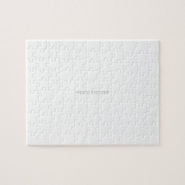 white jigsaw puzzle (Horizontal)