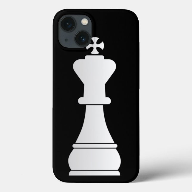 White king chess piece Case-Mate iPhone case (Back)