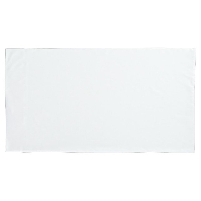 White King Size Pillow Case Pair (Front-Left)