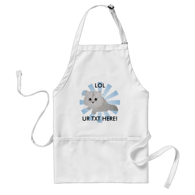 White Kitten Apron (Front)