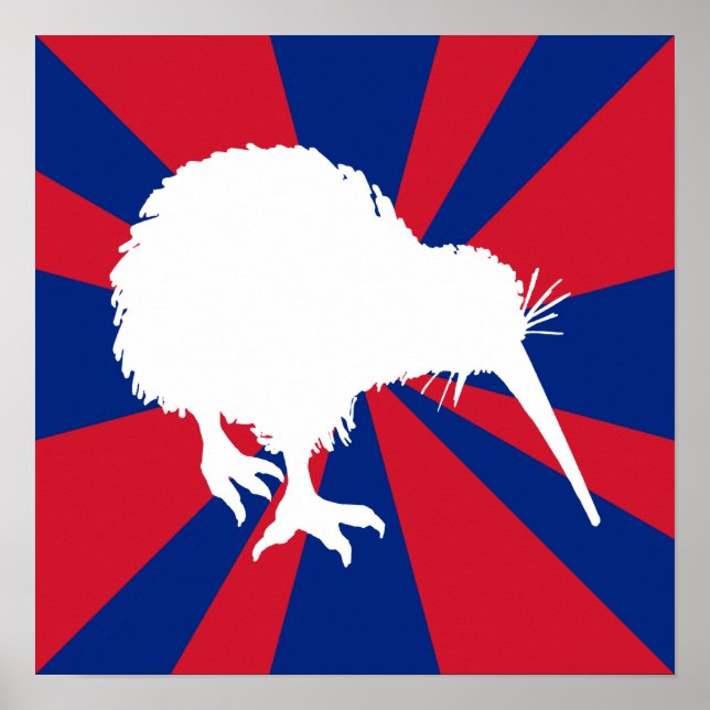 White Kiwi Poster (Front)
