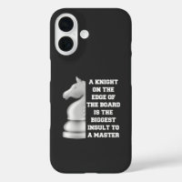 White Knight Chess Strategy Power Wisdom Master