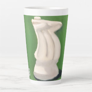 White Knight Latte Mug