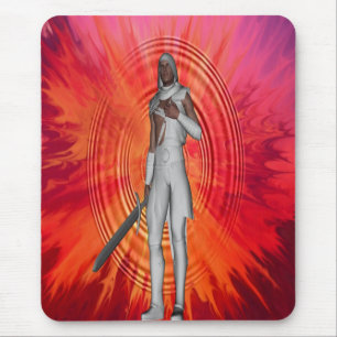 White Knight Mouse Pad