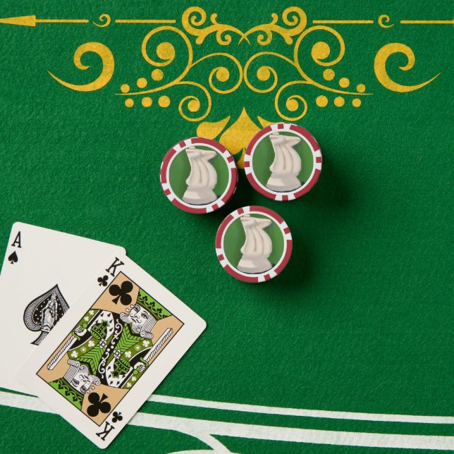 White Knight Poker Chips (Poker Table (Stack))