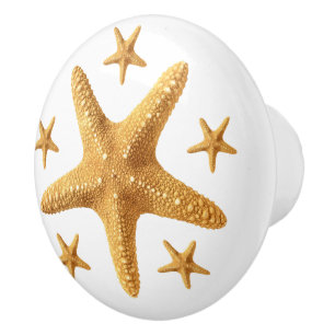 White Knob with Multiple Starfish