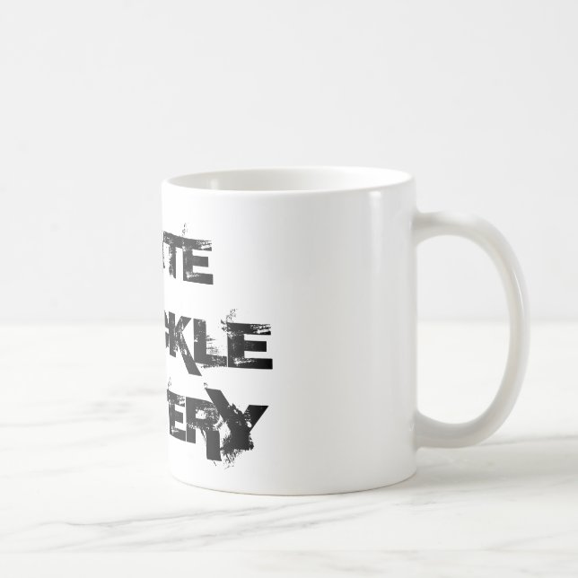 WHITE KNUCKLE BATTERY - Coffee Mug (Right)