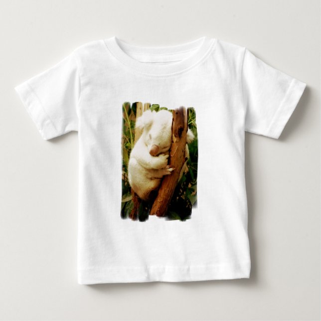 White Koala Bear Baby T-Shirt (Front)