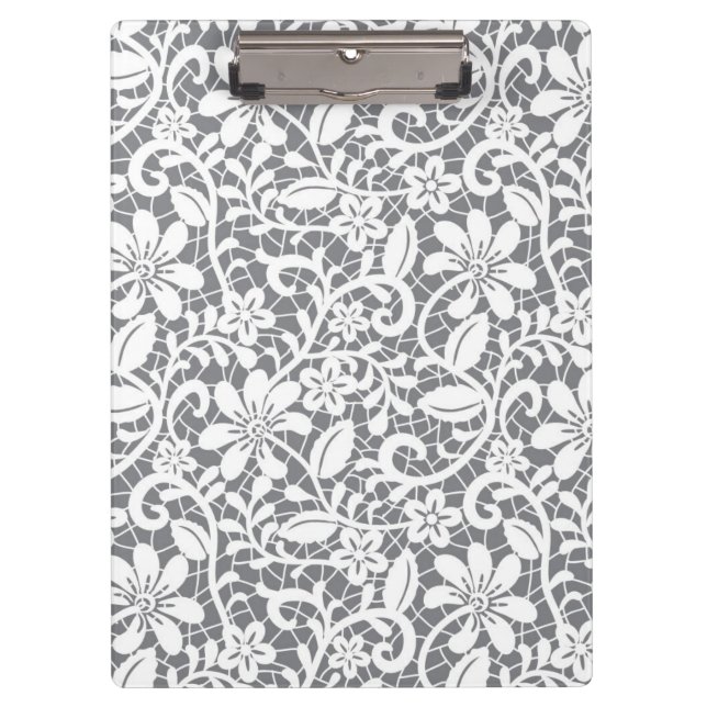 White Lace 1 Clipboard (Front)