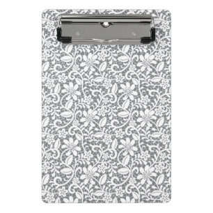 White Lace 1 Mini Clipboard