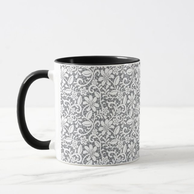 White Lace 1 Mug (Left)