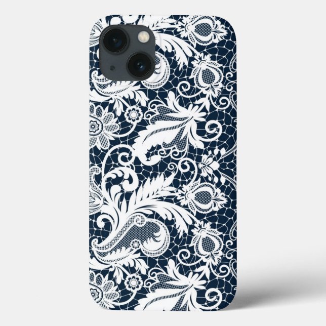 White lace 2 Case-Mate iPhone case (Back)