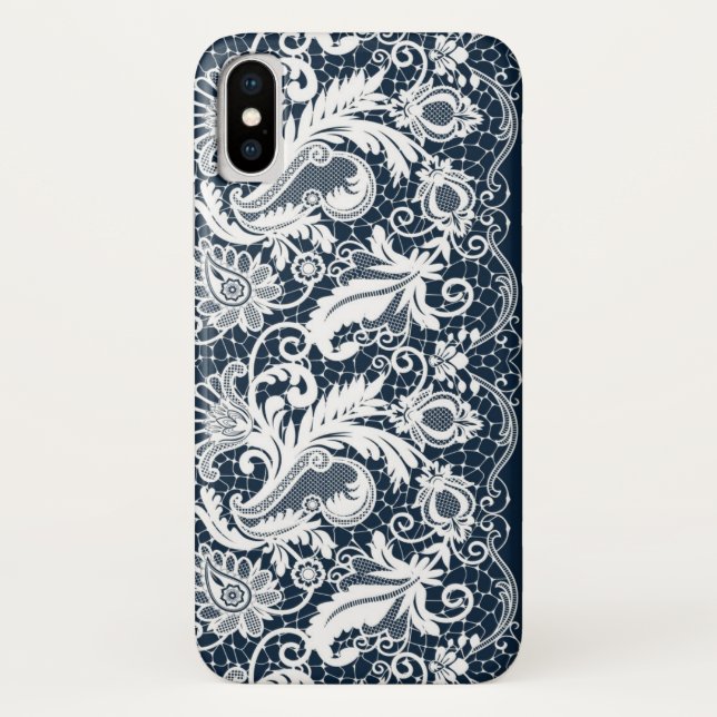 White lace 2 Case-Mate iPhone case (Back)