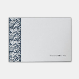 White lace 2 post-it notes