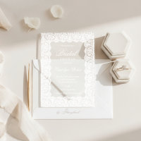White Lace Bridal Shower