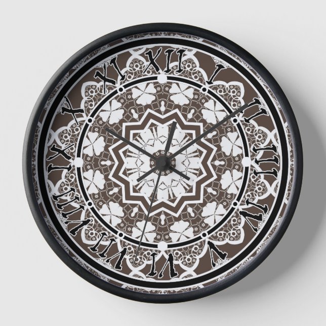 White lace clock (Front)