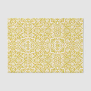 White Lace Damask Brocade Gift or Decoupage Tissue Paper