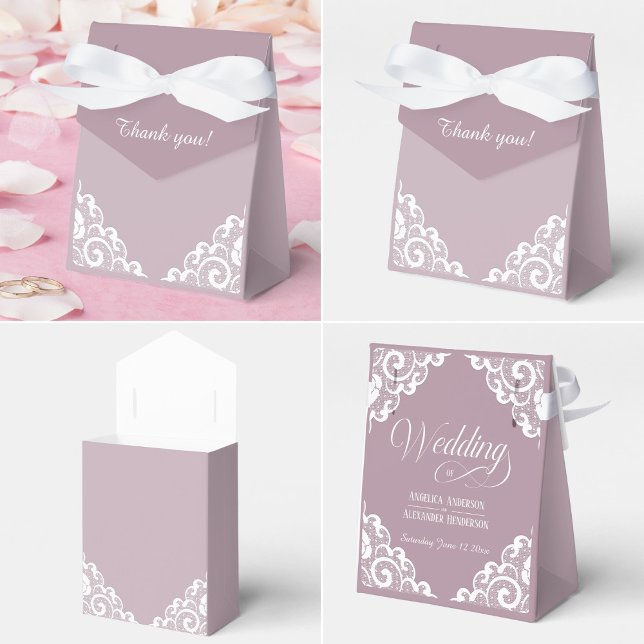 White Lace  Favour Box (Creator Uploaded)